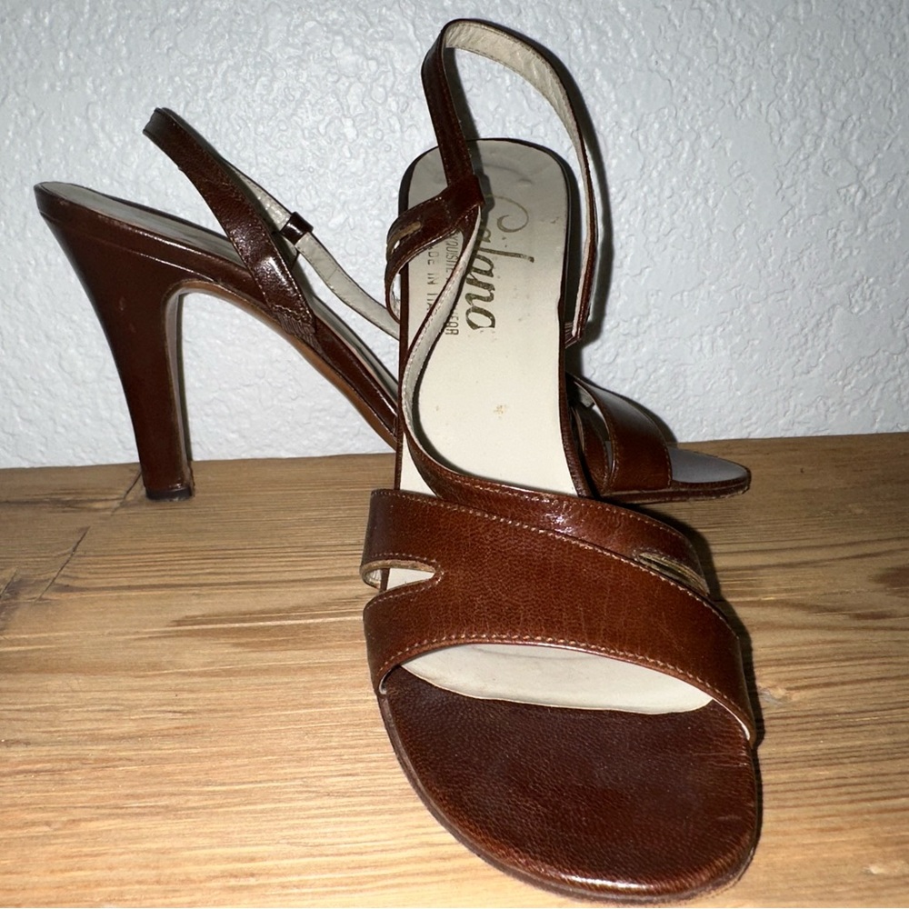 Vintage Galano leather heels size 6.5 N